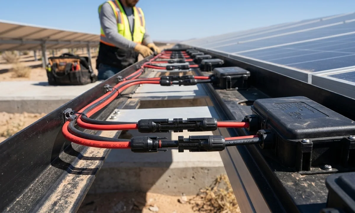 Application Example — Solar PV DC Cable (H1Z2Z2-K / IEC 62930)