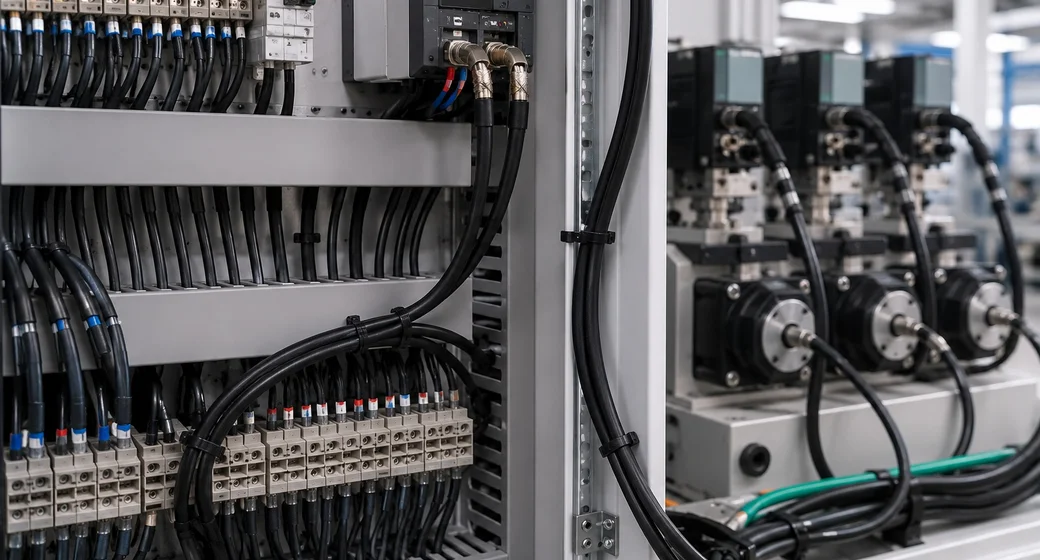 Shielded Control Cable for Industrial Automation Lines