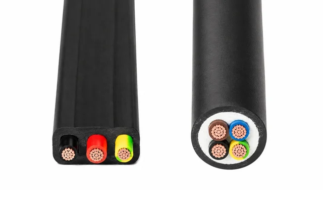Submersible Pump Cables for Deep Well and Sewage Pump Applications