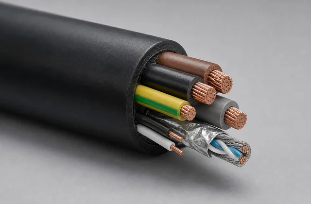 Submersible Pump Cable with Control Cores